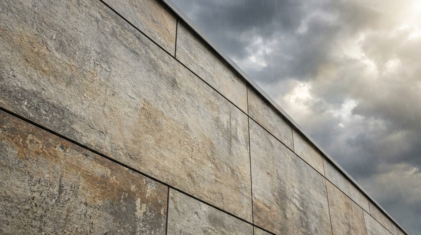 Eroğlu Fibercement dış cephe uygulaması detay