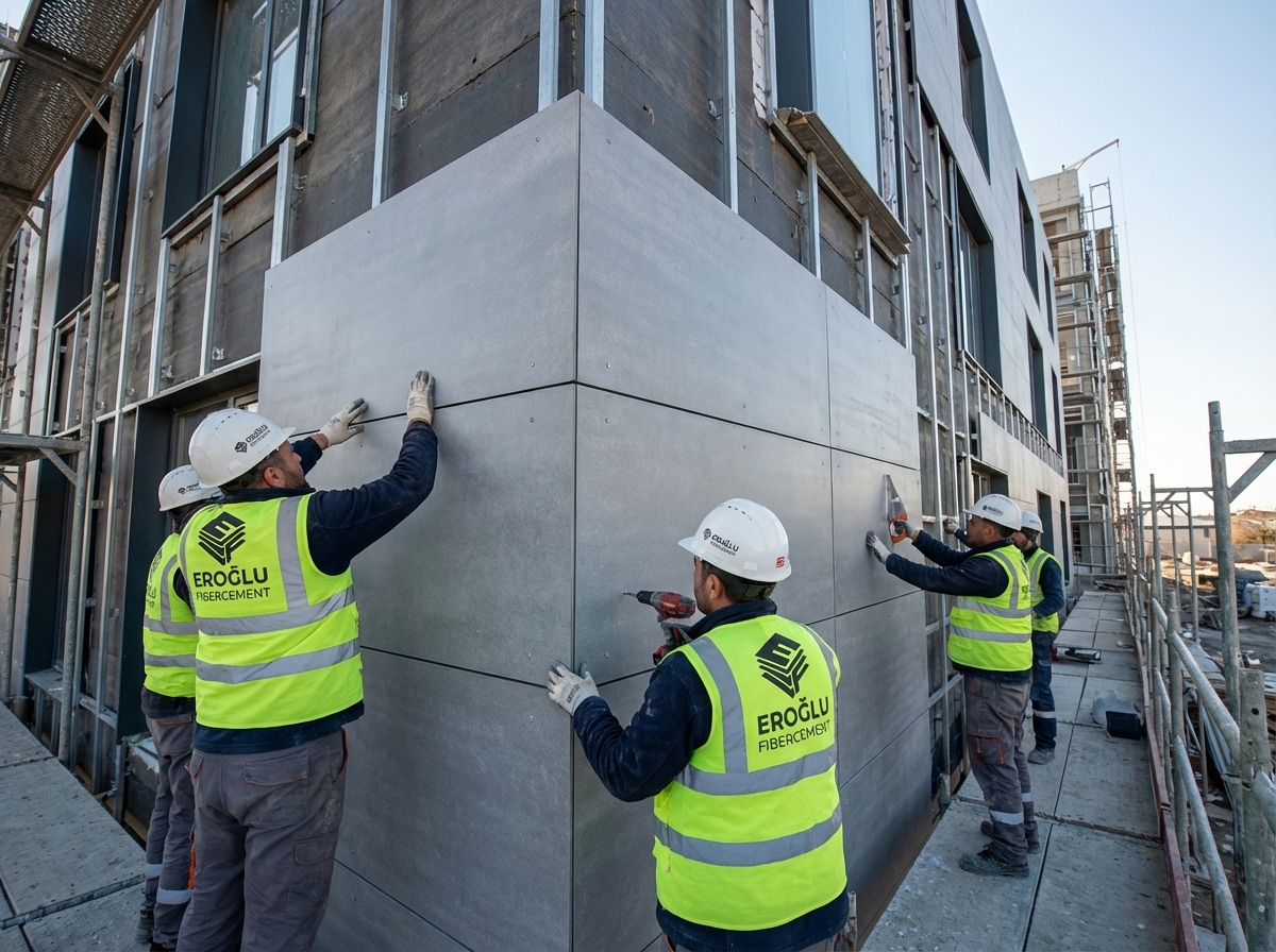 Fibercement detay uygulaması